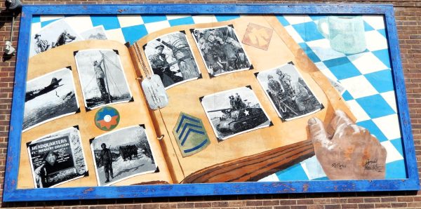 45TH INFANTRY DIV. WAR MEMORIAL MURAL CLOSE-UP
