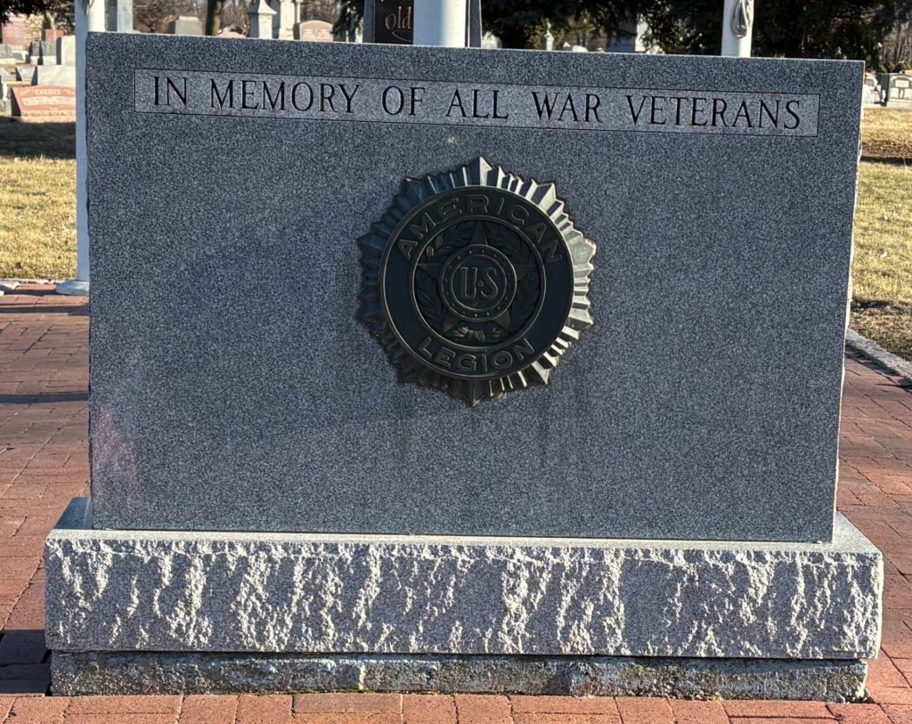 AMERICAN LEGION POST 135 ALL WAR VETERANS MEMORIAL FRONT