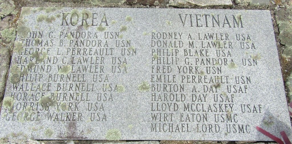 BROWNFIELD KOREAN & VIETNAM WAR MEMORIAL STONE
