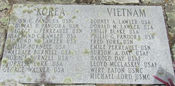 BROWNFIELD KOREAN & VIETNAM WAR MEMORIAL STONE