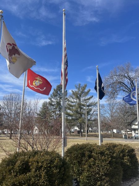 BROWNSTOWN FLAG POLES MEMORIAL