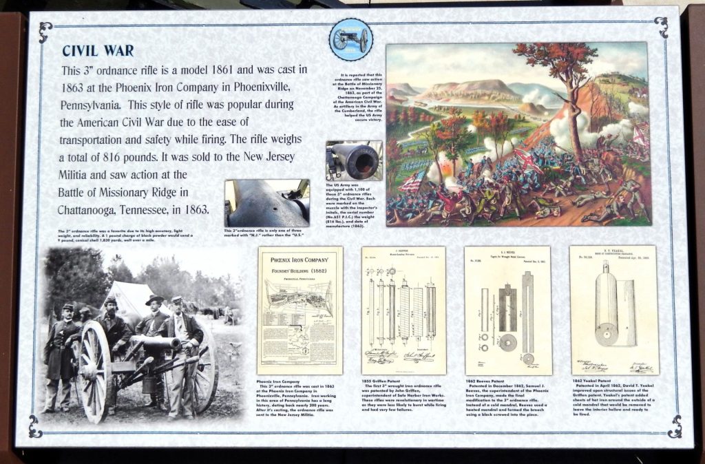 CIVIL WAR PHOENIX IRON COMPANY WAR MEMORIAL PANEL