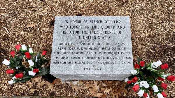FRENCH SOLDIERS KILLED AT THE BATTLE OF THE HOCK MEMORIAL TABLET