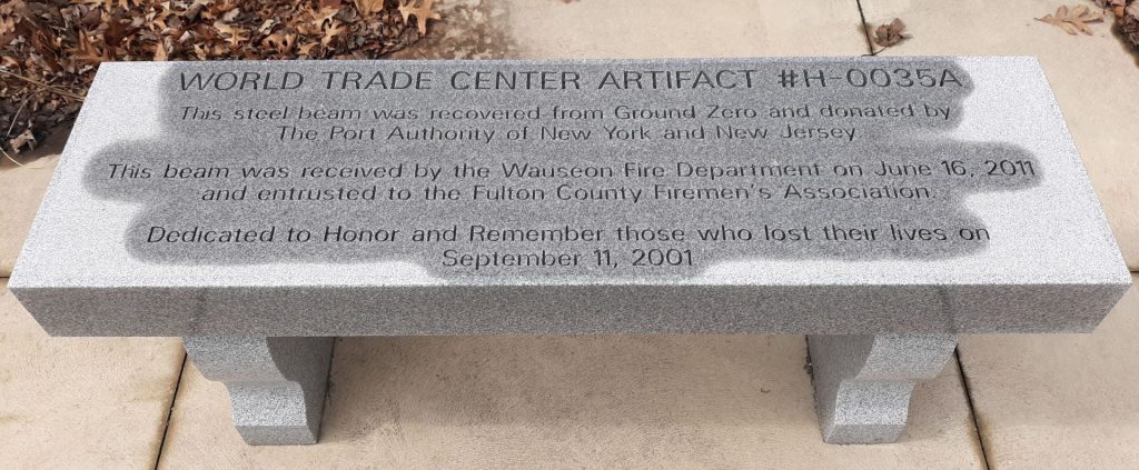 FULTON COUNTY 9-11 MEMORIAL BENCH C