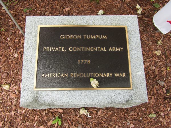 GIDEON TUMPUM WAR MEMORIAL PLAQUE