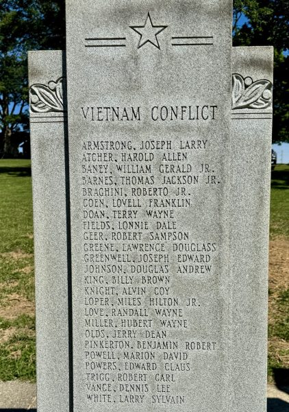 HARDIN COUNTY WAR VETERANS MEMORIAL STONE B