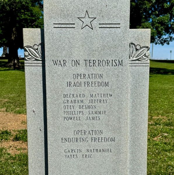HARDIN COUNTY WAR VETERANS MEMORIAL STONE F