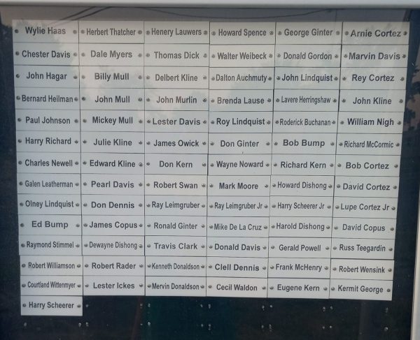 HOYTVILLE VETERANS MEMORIAL PANEL B