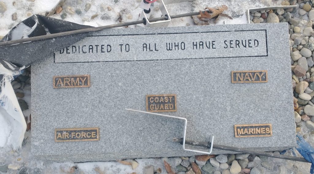 HOYTVILLE VETERANS MEMORIAL STONE