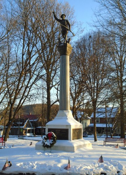 INDIANA MEMORIAL TO HER WORLD WAR VETERANS STATUE
