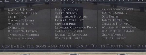 JACKSON VETERANS MEMORIAL PARK SECTION D