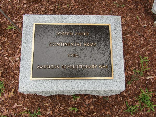 JOSEPH ASHER WAR MEMORIAL PLAQUE