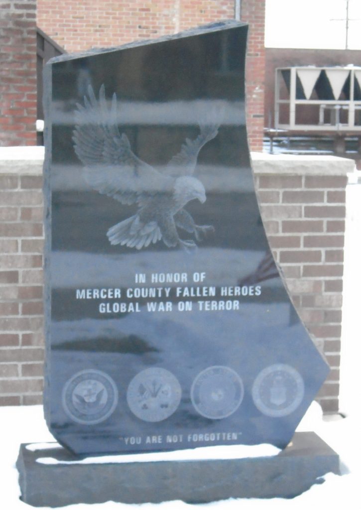 MERCER COUNTY FALLEN HEROES GLOBAL WAR ON TERROR MEMORIAL