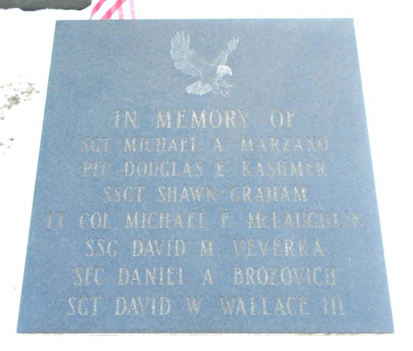 MERCER COUNTY FALLEN HEROES GLOBAL WAR ON TERROR MEMORIAL STONE A