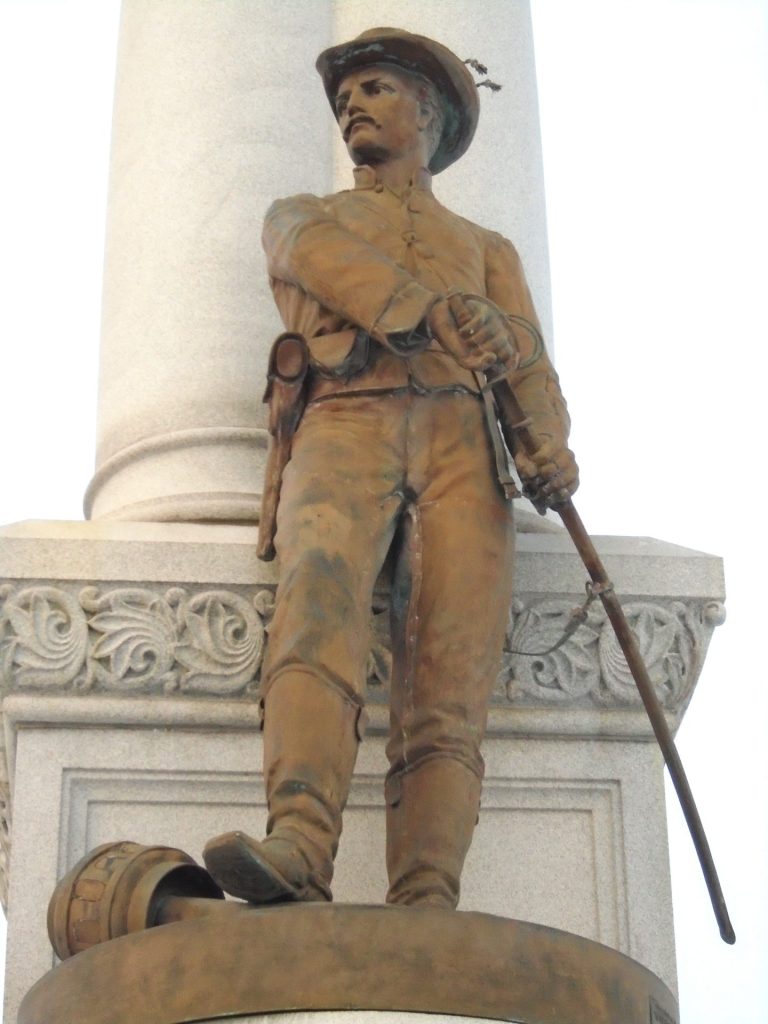 MERCER COUNTY’S TRIBUTE TO HER SOLDIERS WAR MEMORIAL STATUE A