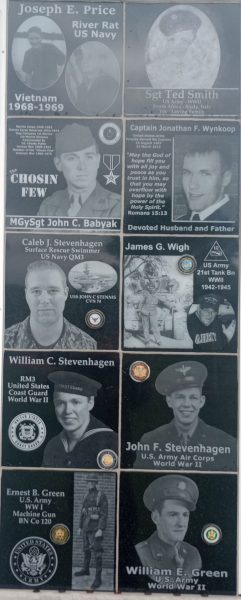 OHIO VETERANS’ MEMORIAL PARK BUILDING PANEL D