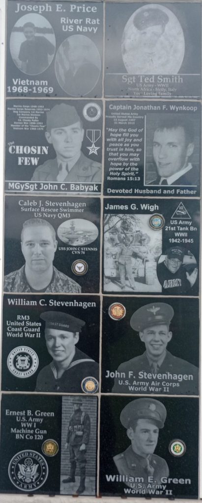 OHIO VETERANS’ MEMORIAL PARK BUILDING PANEL D