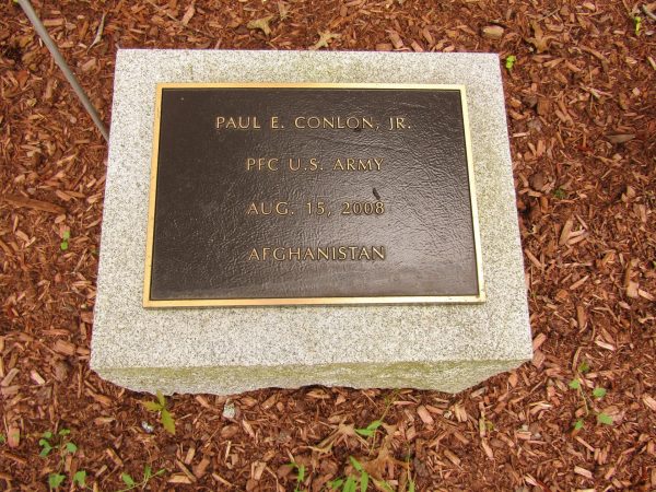 PAUL E. CONLON, JR. WAR MEMORIAL PLAQUE