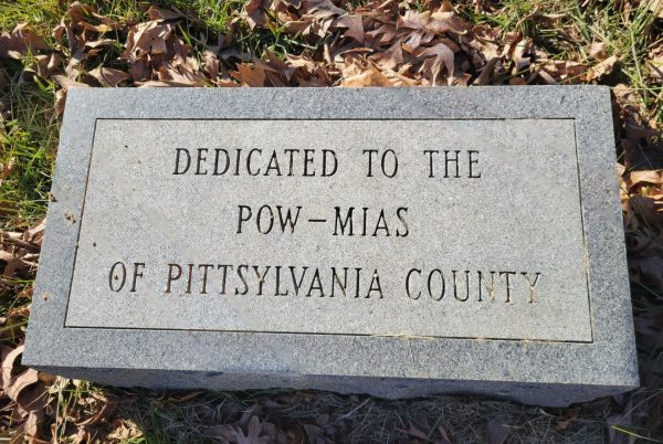 PITTSYLVANIA COUNTY POW-MIAS WAR MEMORIAL TABLET
