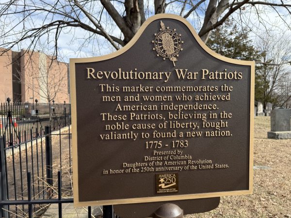REVOLUTIONARY WAR PATRIOTS MEMORIAL MARKER WASHINGTON D.C.