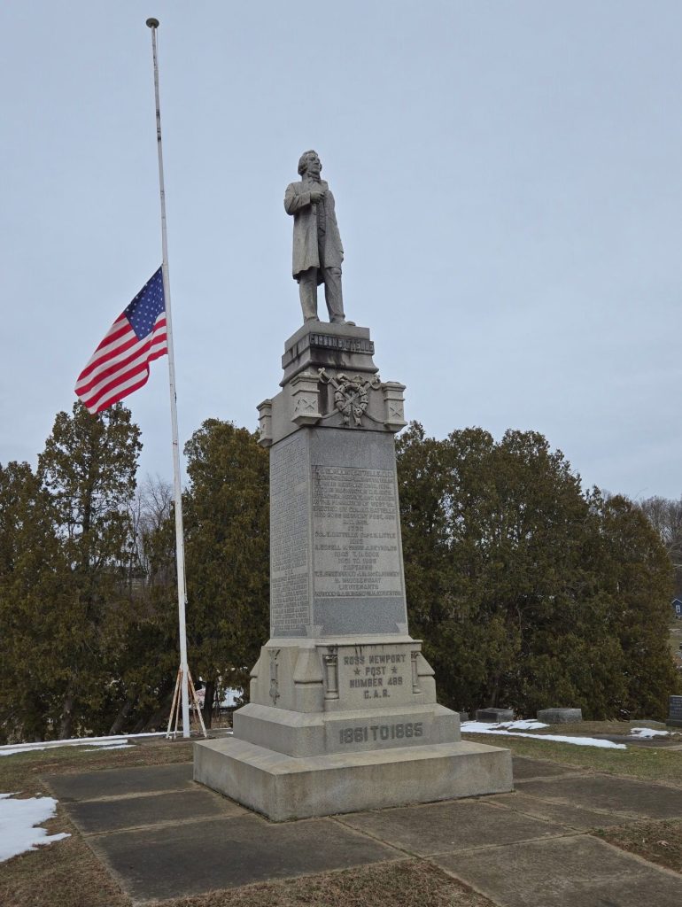 ROSS NEWPORT POST NUMBER 489 G.A.R. WAR MEMORIAL