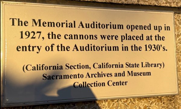 SACRAMENTO MEMORIAL AUDITORIUM PLAQUE