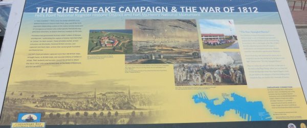 THE CHESAPEAKE CAMPAIGN & THE WAR OF 1812 MEMORIAL PANEL