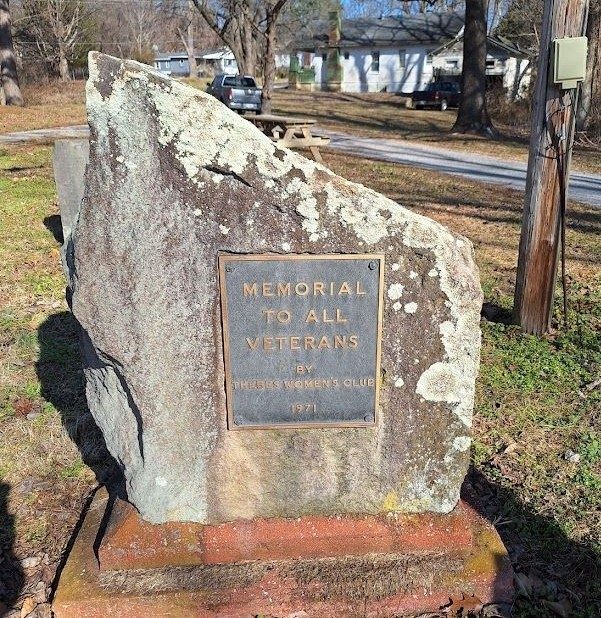 THEBES WOMEN’S CLUB VETERANS MEMORIAL