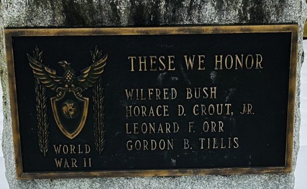 THESE WE HONOR WORLD WAR II MEMORIAL PLAQUE