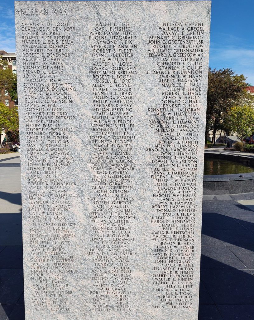 THEY PERISHED DEFENDING US WAR MEMORIAL STONE B