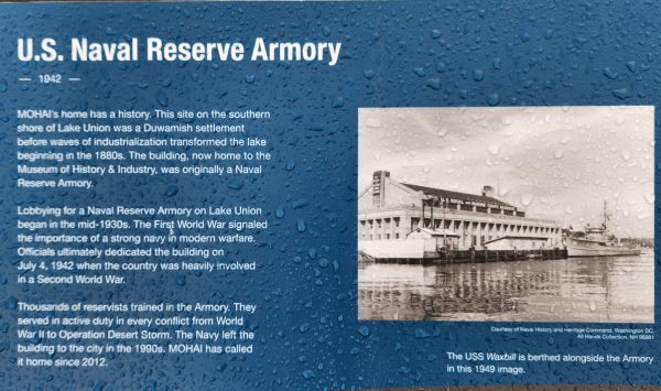 U.S. NAVAL RESERVE ARMORY MEMORIAL PLAQUE