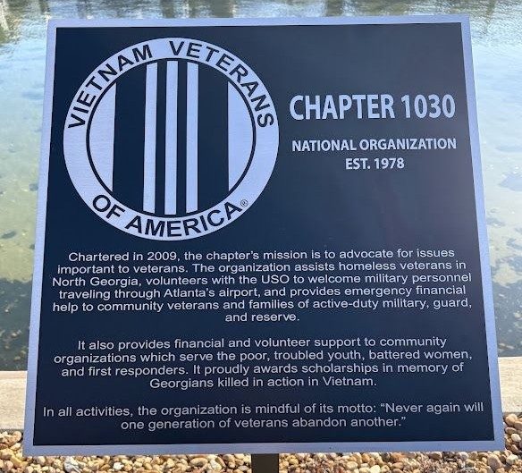 VIETNAM VETERANS OF AMERICA CHAPTER 1030 MEMORIAL PLAQUE