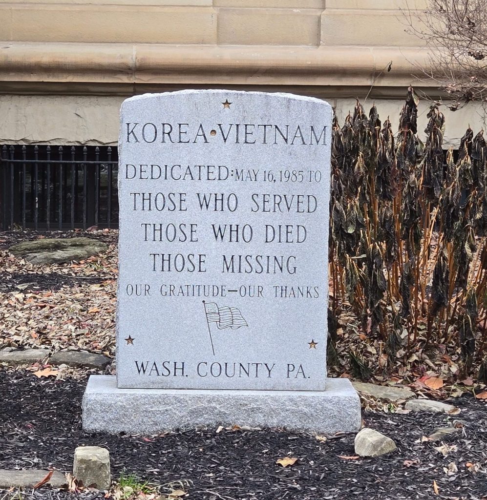 WASH. COUNTY PA. WAR VETERANS MEMORIAL