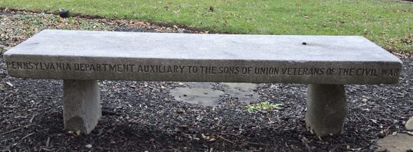 WASHINGTON COUNTY GRAND ARMY OF THE REPUBLIC MEMORIAL BENCH BACK
