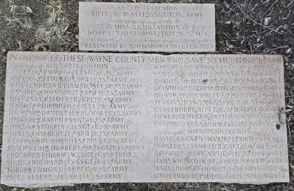 WAYNE COUNTY VIETNAM WAR MEMORIAL STONE