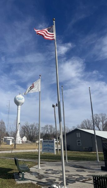WOODMEN OF THE WORLD FIGHT AGAINST TERRORISM MEMORIAL FLAGPOLE