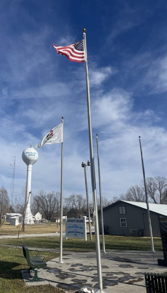 WOODMEN OF THE WORLD FIGHT AGAINST TERRORISM MEMORIAL FLAGPOLE
