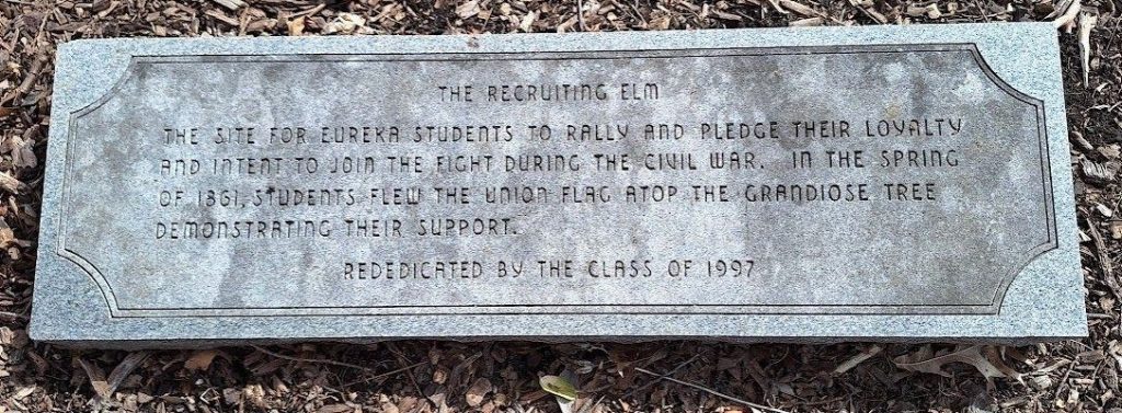 THE RECRUITING ELM MEMORIAL STONE