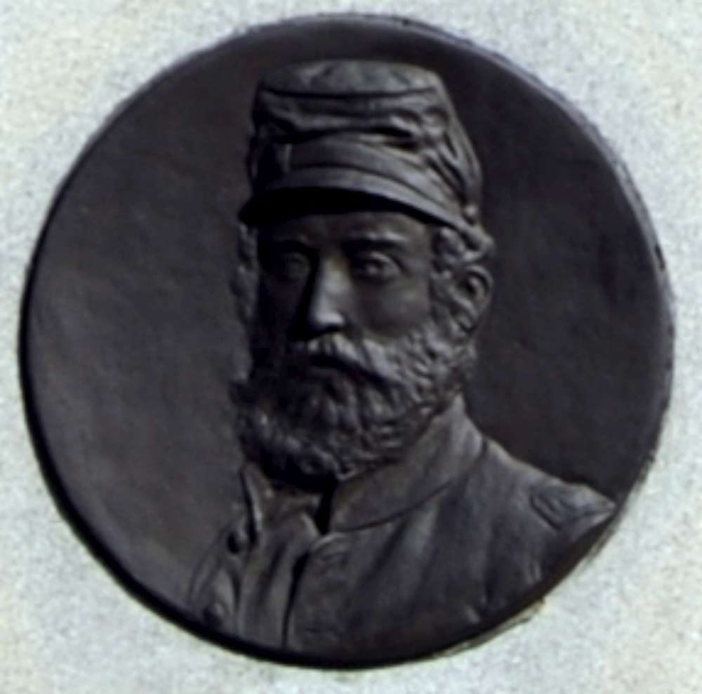 130TH PENNSYLVANIA VOLUNTEER INFANTRY REGIMENT WAR MEMORIAL BRONZE PORTRAIT