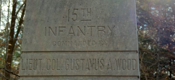 15TH INDIANA INFANTRY WAR MEMORIAL STONE B