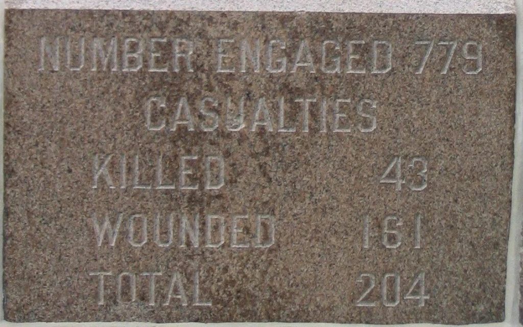 16TH CONNECTICUT VOLUNTEER INFANTRY REGIMENT MEMORIAL STONE C