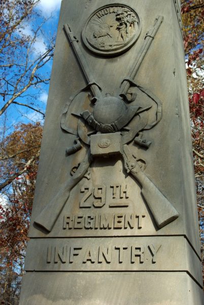 29TH INDIANA INFANTRY REGIMENT MEMORIAL STONE A
