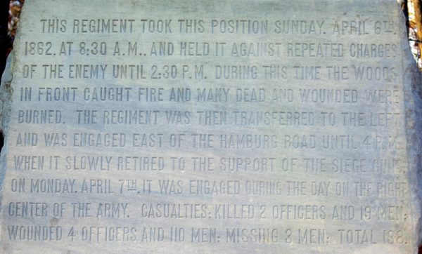 31ST INDIANA INFANTRY REGIMENT MEMORIAL STONE C