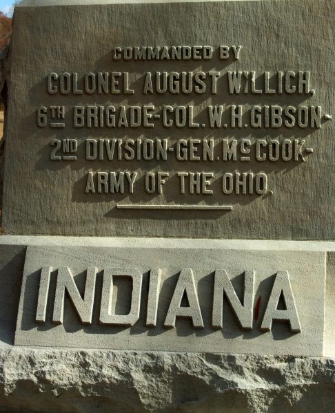 32D INDIANA INFANTRY REGIMENT MEMORIAL STONE A