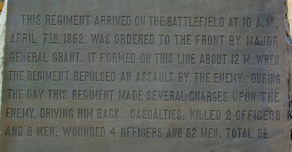 32D INDIANA INFANTRY REGIMENT MEMORIAL STONE D