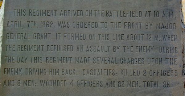 32D INDIANA INFANTRY REGIMENT MEMORIAL STONE D