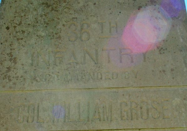 36TH INDIANA INFANTRY REGIMENT MEMORIAL STONE C