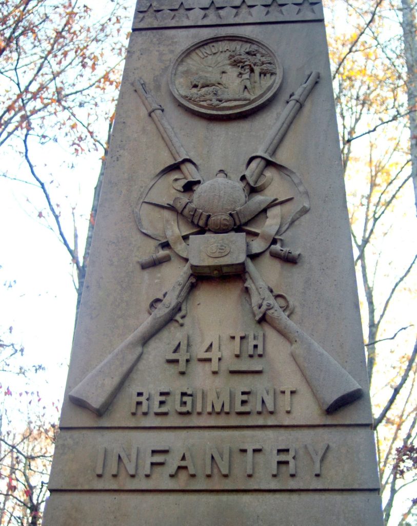 44TH INDIANA INFANTRY REGIMENT MEMORIAL STONE A
