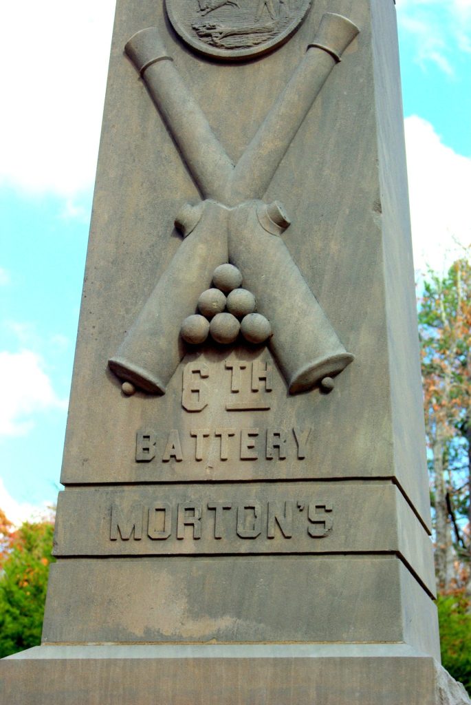 6TH BATTERY, MORTON’S WAR MEMORIAL STONE A