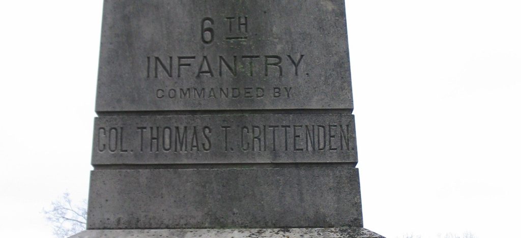 6TH INDIANA INFANTRY WAR MEMORIAL STONE A